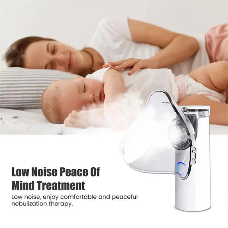 Rechargeable Portable Mesh Nebulizer - Efficient Respiratory Relief Anywhere, Anytime
